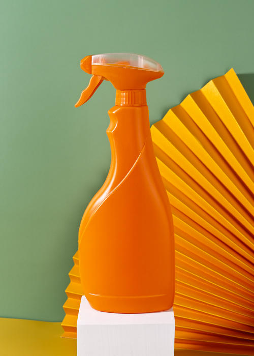 500ml PE橙色手持喷枪瓶