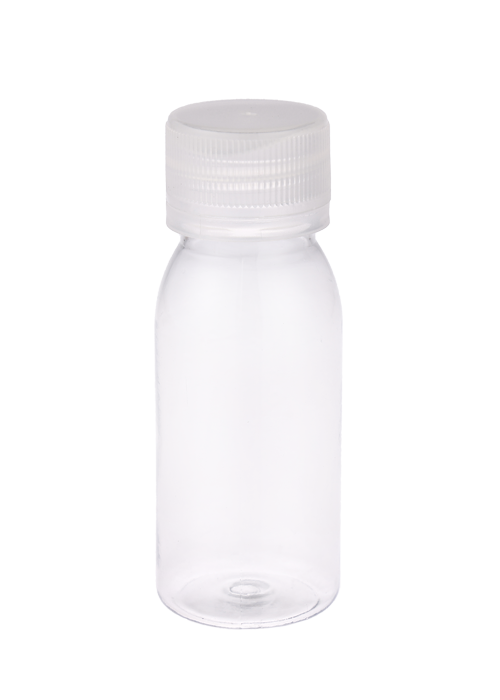 25-50ml PET透明一次性保险盖烟草瓶