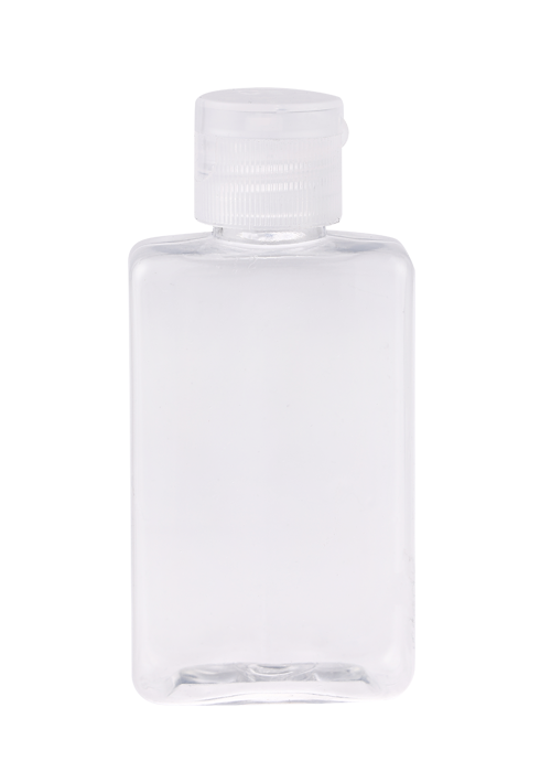 40-60ml PET透明方形瓶 翻盖凝胶乳液分装瓶