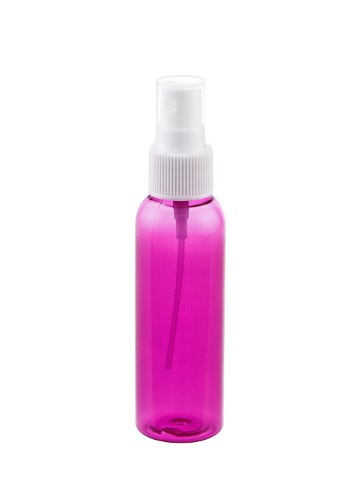 60ml 彩色透明PET喷雾圆瓶 眼镜清洗液消毒液瓶