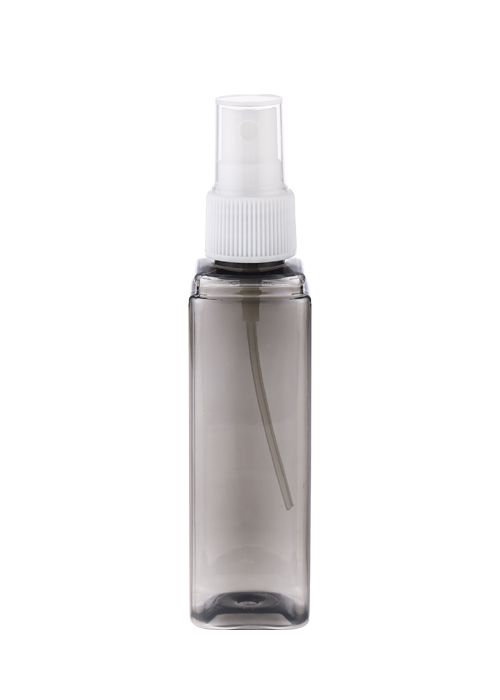 60ml 彩色透明PET喷雾正方瓶 棱角瓶