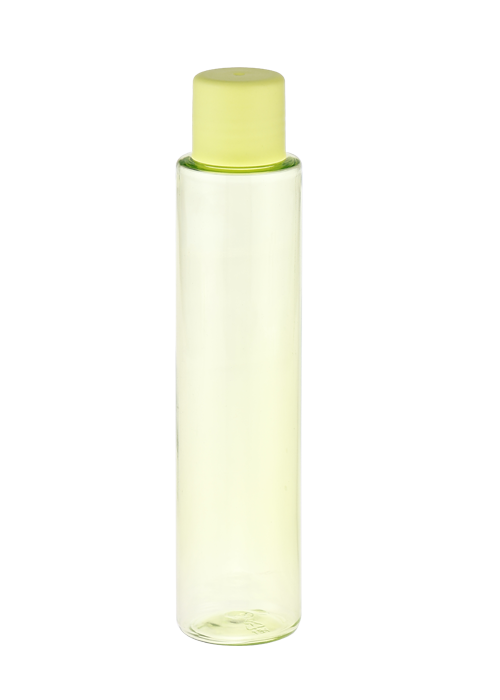 60-100ml 24口径青绿色PET圆柱瓶 配旋盖
