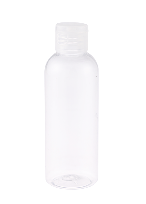 60-200ml PET透明凝胶免洗洗手液瓶  圆形翻盖瓶
