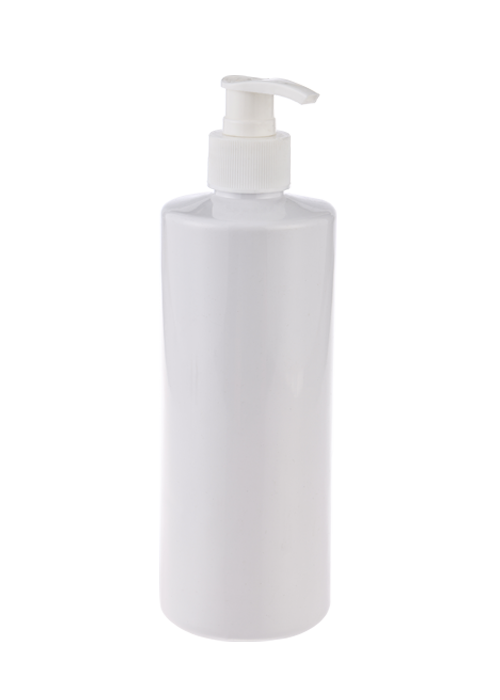 500ml PET白色凝胶乳液泵瓶
